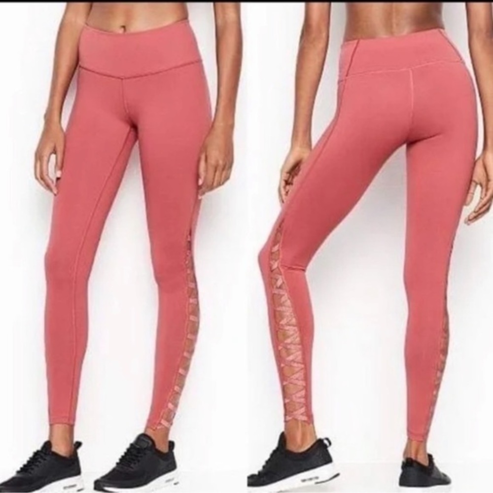 VS total knockout lace up leggings